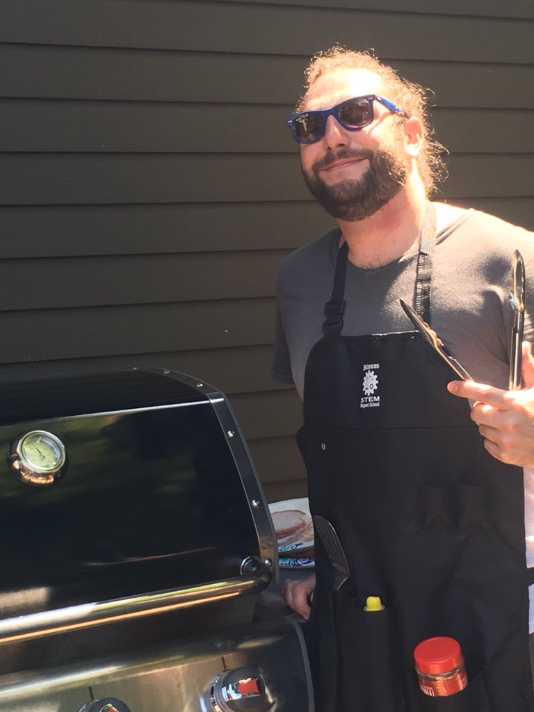 Happy 4th! Representing <a href="/BSTEMhartford/">Betances STEM</a> with my authentic B STEM apron.