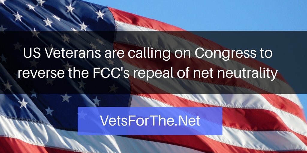 fightfortheftr's tweet photo. Nearly 2,000 US army, navy, Air Force, and marines veterans have already signed the https://t.co/Eo63FWegG1 open letter calling on Congress to defend #NetNeutrality. Retweet to signal boost these vets speaking out for freedom! #4thofJuly #fourthofjuly https://t.co/iXU5slLaCl