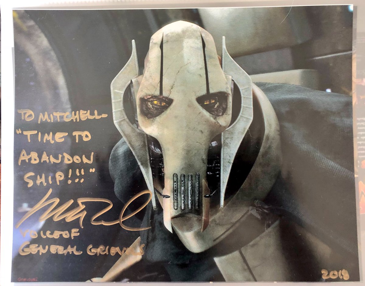 filmtagonist's tweet photo. Great meeting four time Academy Award nominee @matthewood at #ComicCONN the voice talent behind #GeneralGrievous #BattleDroids and many others. https://t.co/YTNMZGLE9p