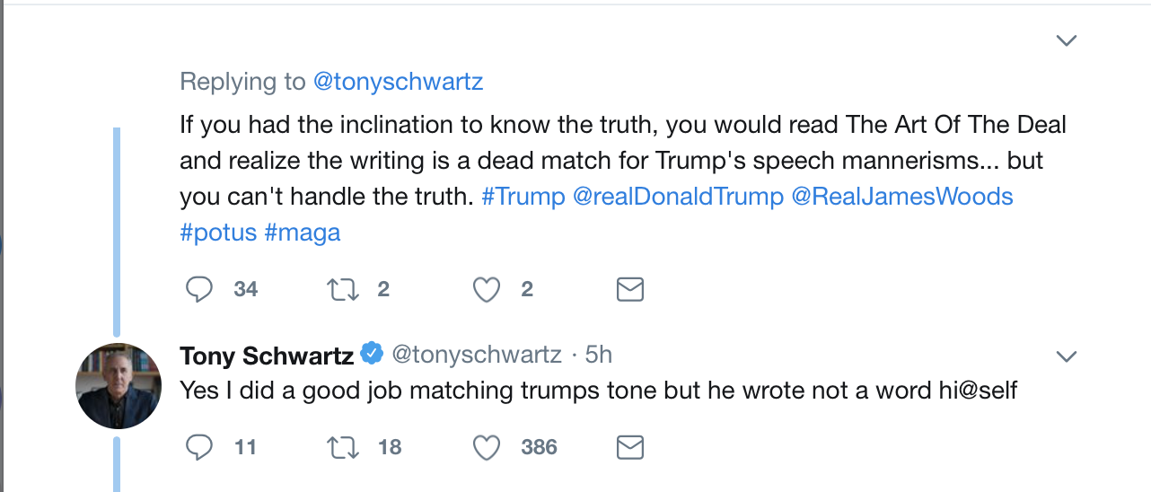 J.K. Rowling on Twitter "Bold move, to argue that Donald Trump wrote(04)