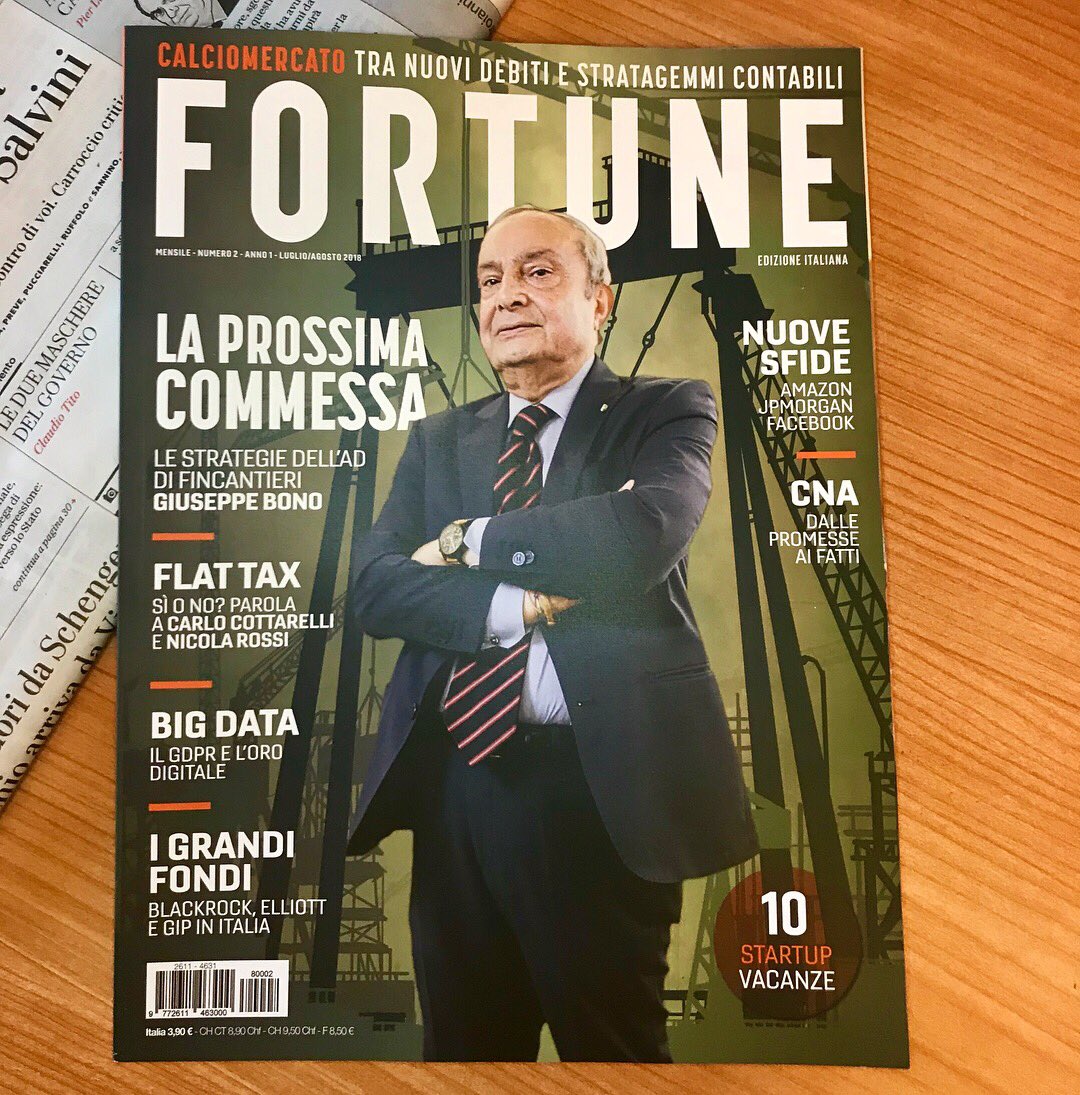 carlottabalena's tweet photo. Sul bellissimo numero di luglio di @fortuneitalia vi parlo dell’economia degli influencer e delle #startup che vi salvano l’estate! In edicola #InfluencerMarketing #economy #business #socialmedia #fortune #summerstartup https://t.co/9rP5TcMTuv