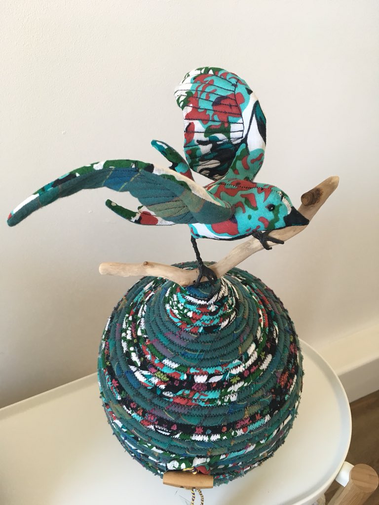 newundertaking's tweet photo. Ashes urns don’t have to be purely functional or ugly. Here’s a beautiful Skylark urn from artist Jemima Fisher #ashesurns  #cremation @BrumYODO https://t.co/LT2fGYUCAR