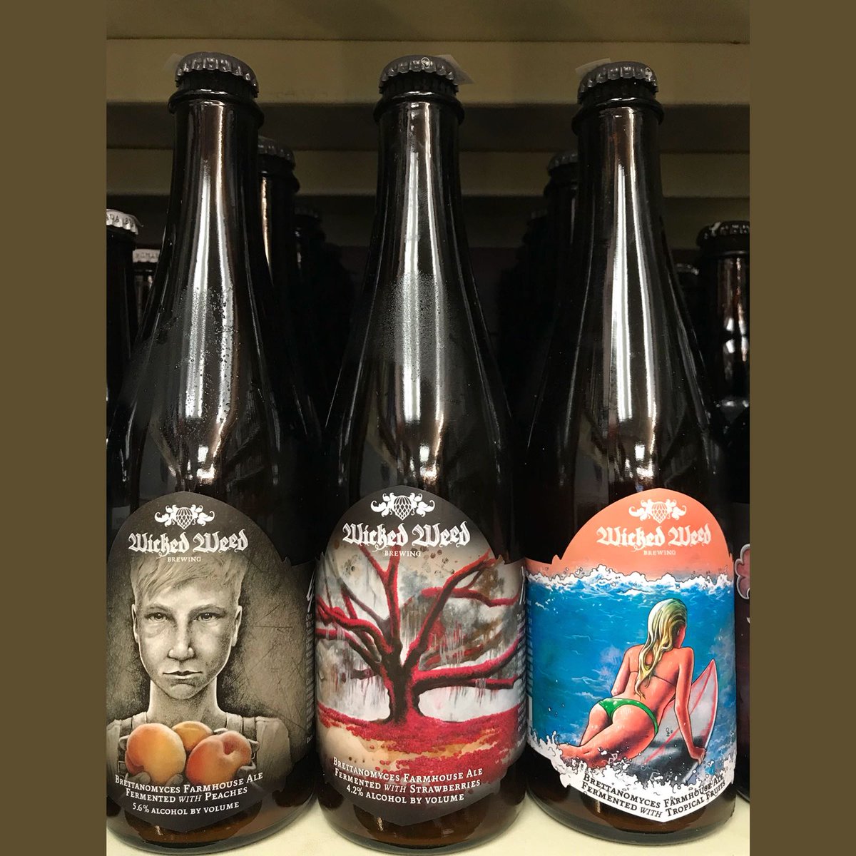 KRISWINESLTD's tweet photo. @wickedweedbeer beers now @KRISWINESLTD https://t.co/zrEHpQ0meV
