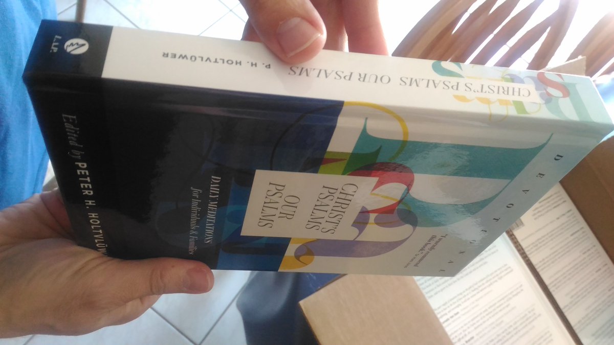 Look what finally arrived on my doorstep today:)! Available locally in Canada but coming soon to the wider world. God is good! #ChristinthePsalms