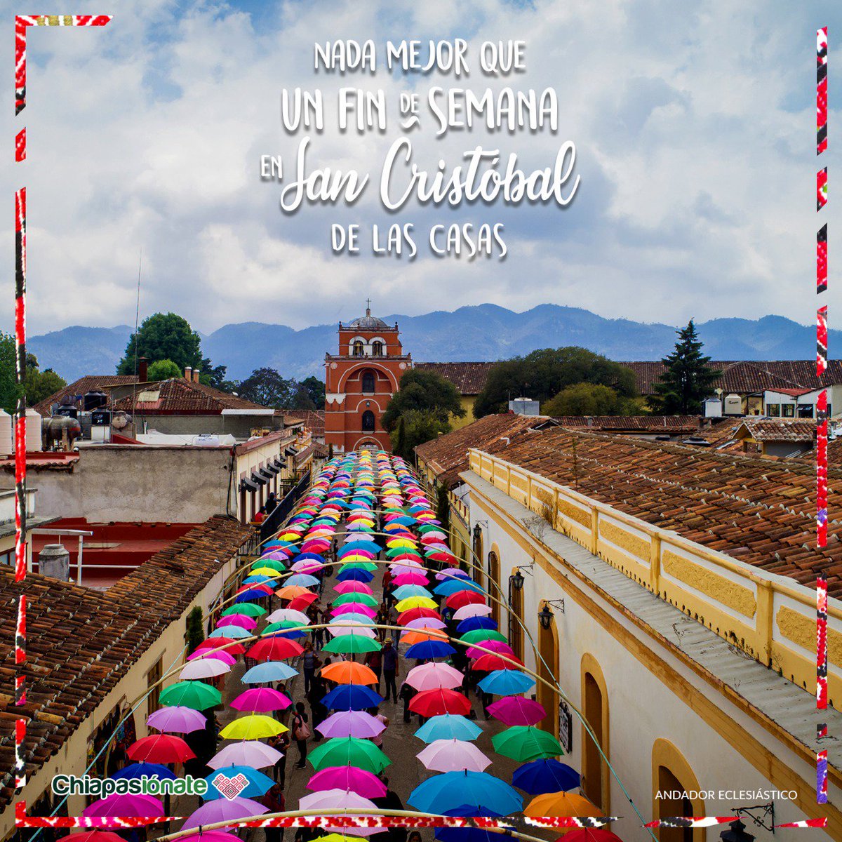 Nada mejor que un fin de semana en <a href="/SanCrisTurismo/">SanCristóbalChiapas</a> un lugar que te enamorará desde que llegas. <a href="/CANACO_SCLC/">CANACO SERVyTUR San Cristóbal de Las Casas</a>