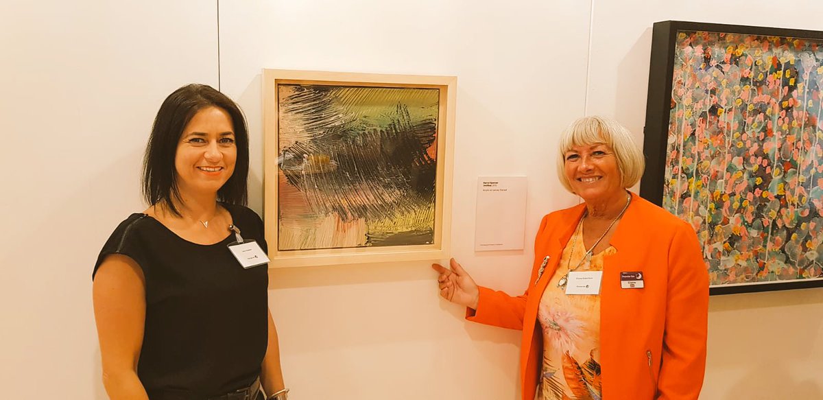 EastbournePi's tweet photo. Wonderful evening hosted by @ProjectArtWorks! Here is our new piece of Art by Darryl Spencer which will be displayed at our hotel very soon. https://t.co/KsN4o0OKDu