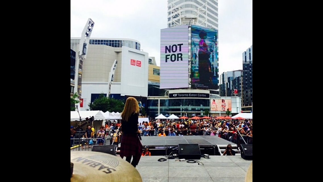 We will be playing for the second year straight the amazing #YDFEST right at #younganddundassquare come check out the festival on July 22 it's our last date of our Tour! 
Here's a shot from last year 📸📸📸 #SinisterGuitarPicks #EMGpickups #SITstrings #RockStockPedals