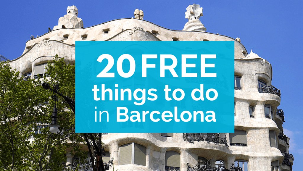 20 FREE Things To Do in #Barcelona | Shoestring Budget-Friendly buff.ly/2FqjknH

#budgettravel