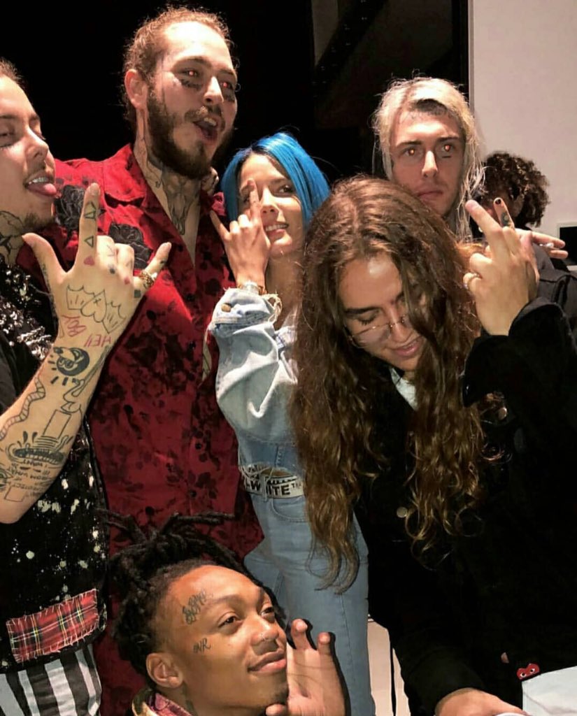 Halsey Updates on Twitter "Halsey at Post Malone’s birthday party last