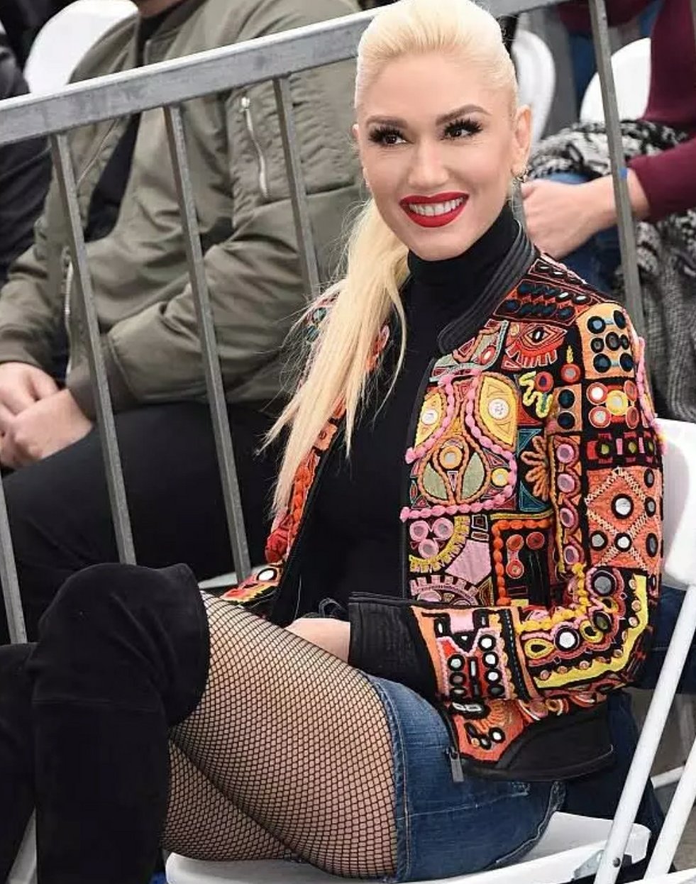 “Gwen Stefani attending Adam Levine Hollywood Walk Of Fame Star ceremony on...