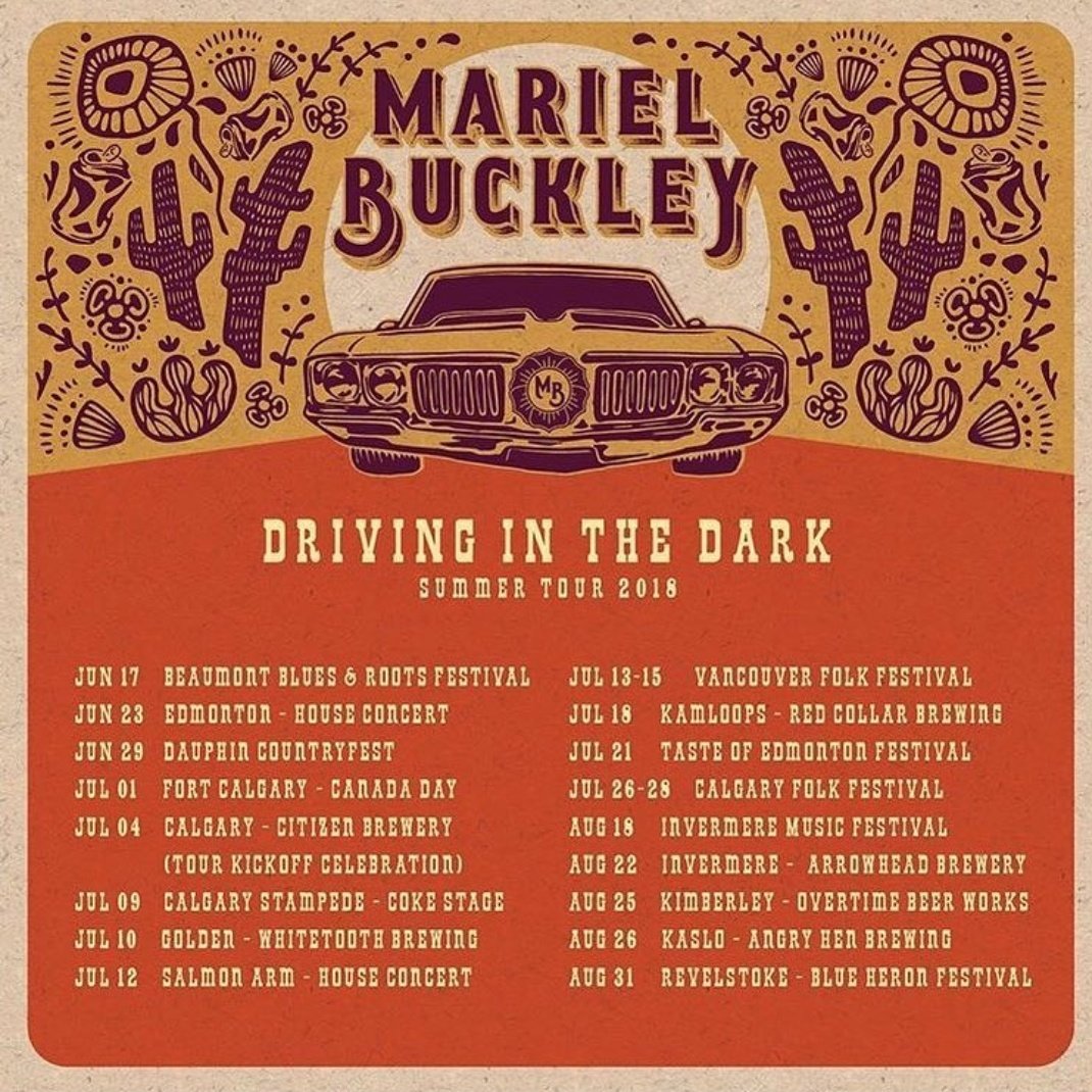whitetoothbrew's tweet image. Join us from 5-7pm on Tues, July 10th for some amazing tunes by Calgary based singer/songwriter Mariel Buckley. 
Her #DrivingInTheDark Tour will not only be taking her to some awesome festivals this Summer, but she'll also be visiting several craft breweries along the way.