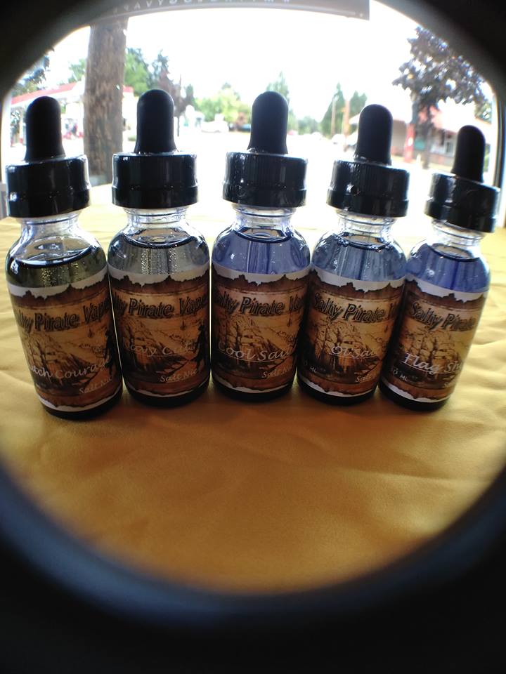 JB_Vapes's tweet photo. JB Vapes would like to Welcome our "NEW" Salt Nic Line Called "Salty Pirate Vape". So Come And Try (Ol'Salt,Flag Ship,Dutch Courage,Cool Sail &amp; Navy Cut ) they got outstanding reviews from our test groups. So come pick one up &amp; give it a try today.#FourthofJuly #HappyFourth https://t.co/UV5kXh7S4G