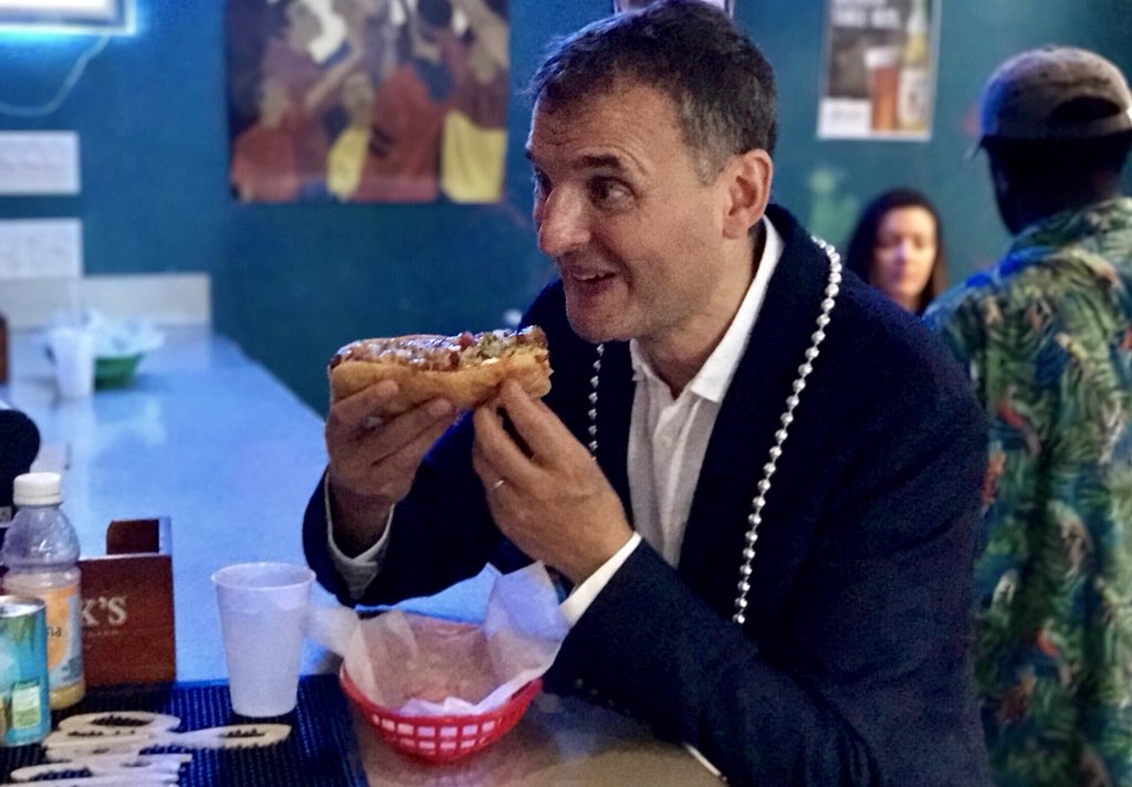 PhilRosenthal's tweet photo. #HappyFourthOfJuly Follow along for 5 of my favorite all-American eateries. And: New episodes of Somebody Feed Phil this Friday July 6 @Netflix! #4thwithPhil #SomebodyFeedPhil #NetflixandPhil https://t.co/gUvdHCOFSg