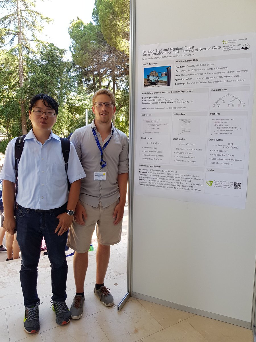 Presenting a Poster at #Ecrts18 J2C Session. Nice people, many questions and of course jj chen