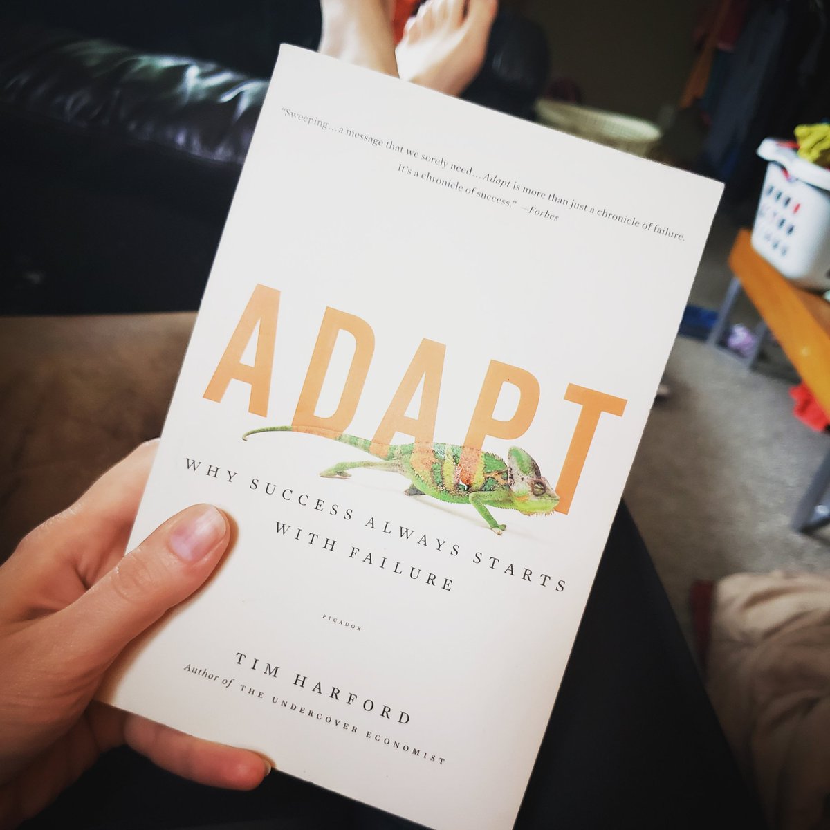 jackimins's tweet photo. Good week for my brain. Finished #Priciples by @RayDalio on Sunday, and #TheyAskYouAnswer by @TheSalesLion today. Now starting #AdaptBook by @TimHarford. 

Thanks @VPSLT, @mitchellkp, and @amazon for the recommendations! https://t.co/4dfoqy9tm6