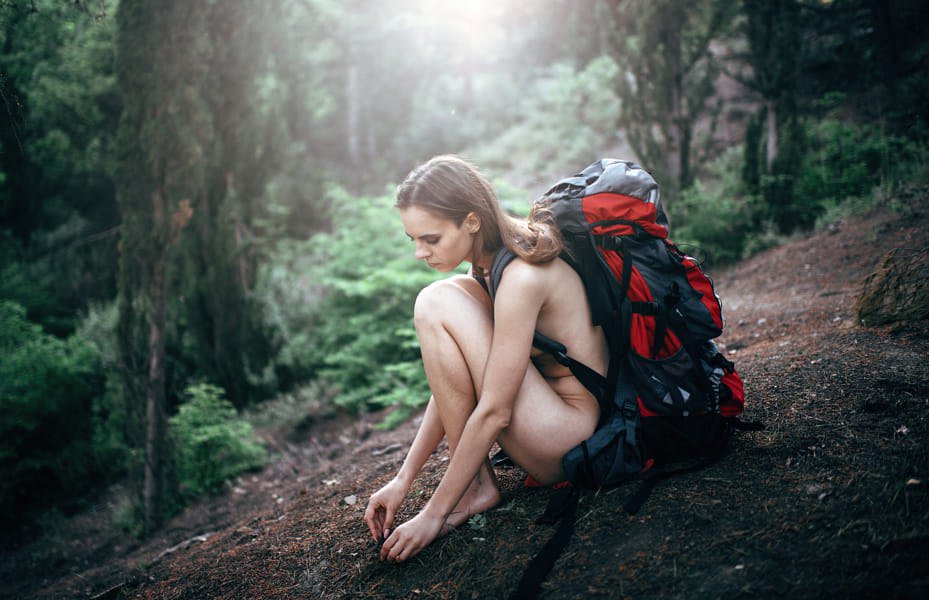 Girls Mopse Wald Kuessen