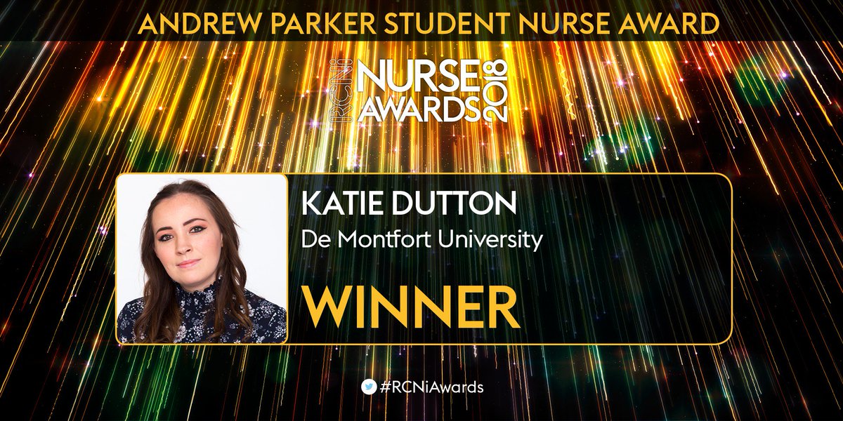 RCNi: the life-long learning partner for nurses (@rcni) on Twitter photo WINNER! Sepsis survivor Katie Dutton from <a href="/dmuleicester/">dmuleicester</a> is the Student Nurse of the Year at the 2018 RCNi Nurse of the Year Awards for her work on sepsis CONGRATULATIONS <a href="/KatieDutton17/">Katie Dutton</a>. #RCNiAwards Nurseawards.co.uk WINNER! Sepsis survivor Katie Dutton from <a href="/dmuleicester/">dmuleicester</a> is the Student Nurse of the Year at the 2018 RCNi Nurse of the Year Awards for her work on sepsis CONGRATULATIONS <a href="/KatieDutton17/">Katie Dutton</a>. #RCNiAwards Nurseawards.co.uk