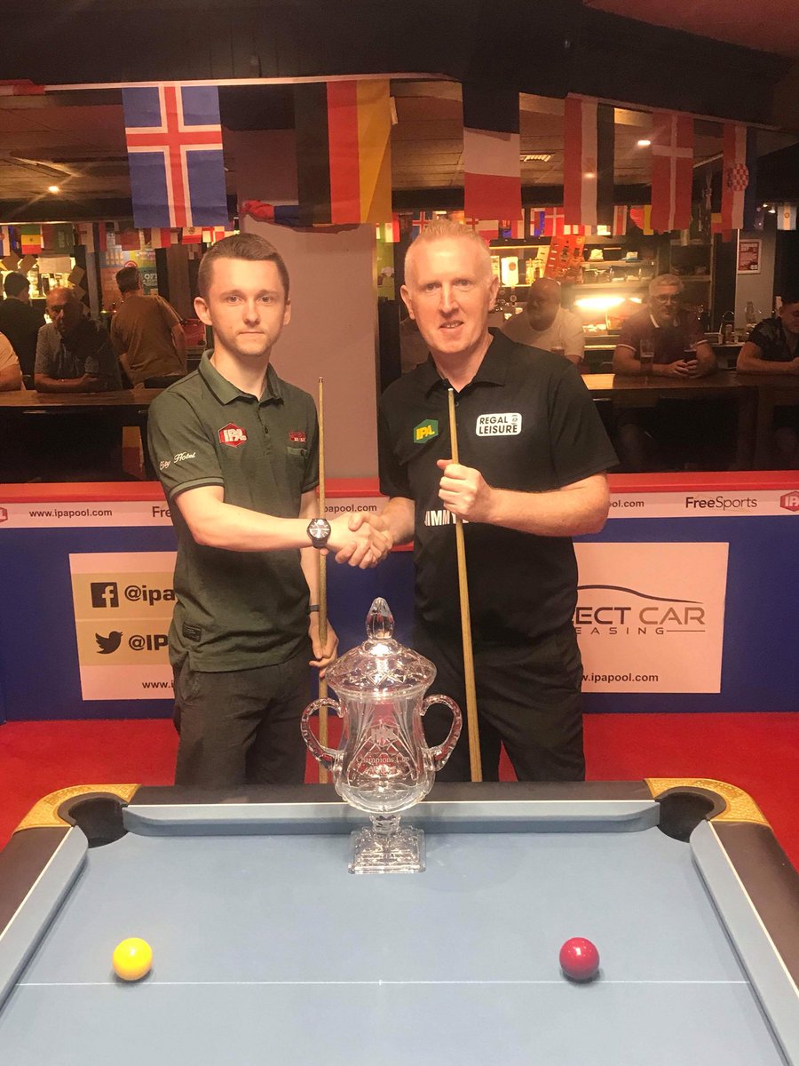 IPAPool's tweet photo. After 20 weeks of action it comes down to 1 match. Liam Dunster plays Ronan McCarthy for the @FreeSportsUK Champions Cup title. @SC_Leasing @ClubRileys @RileysSolihull https://t.co/ShNlvdlYAI