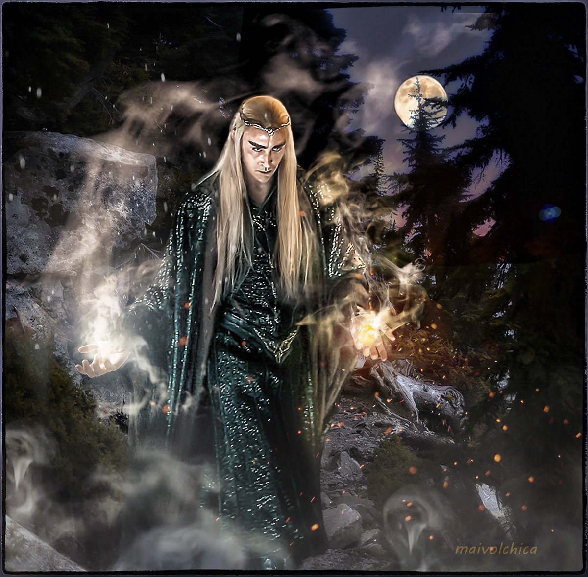 maivolchica's tweet photo. Spell             #LeePace #Thranduil #TheHobbit https://t.co/J55MCoDPJ6