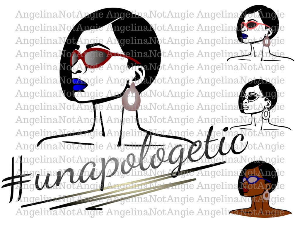 #Etsy #blackart #blackartist #tshirtdesign #tshirtdesigns #svg #dxf #png #sublimation #asymmetricalbob #melaninpoppin #melanin #motd #pleaseshare #bestofetsy #etsyperfect #smallbusiness #angelina #notangie #angelinanotangie #blackgirlsrock #unbothered #unapologetic #nofilter