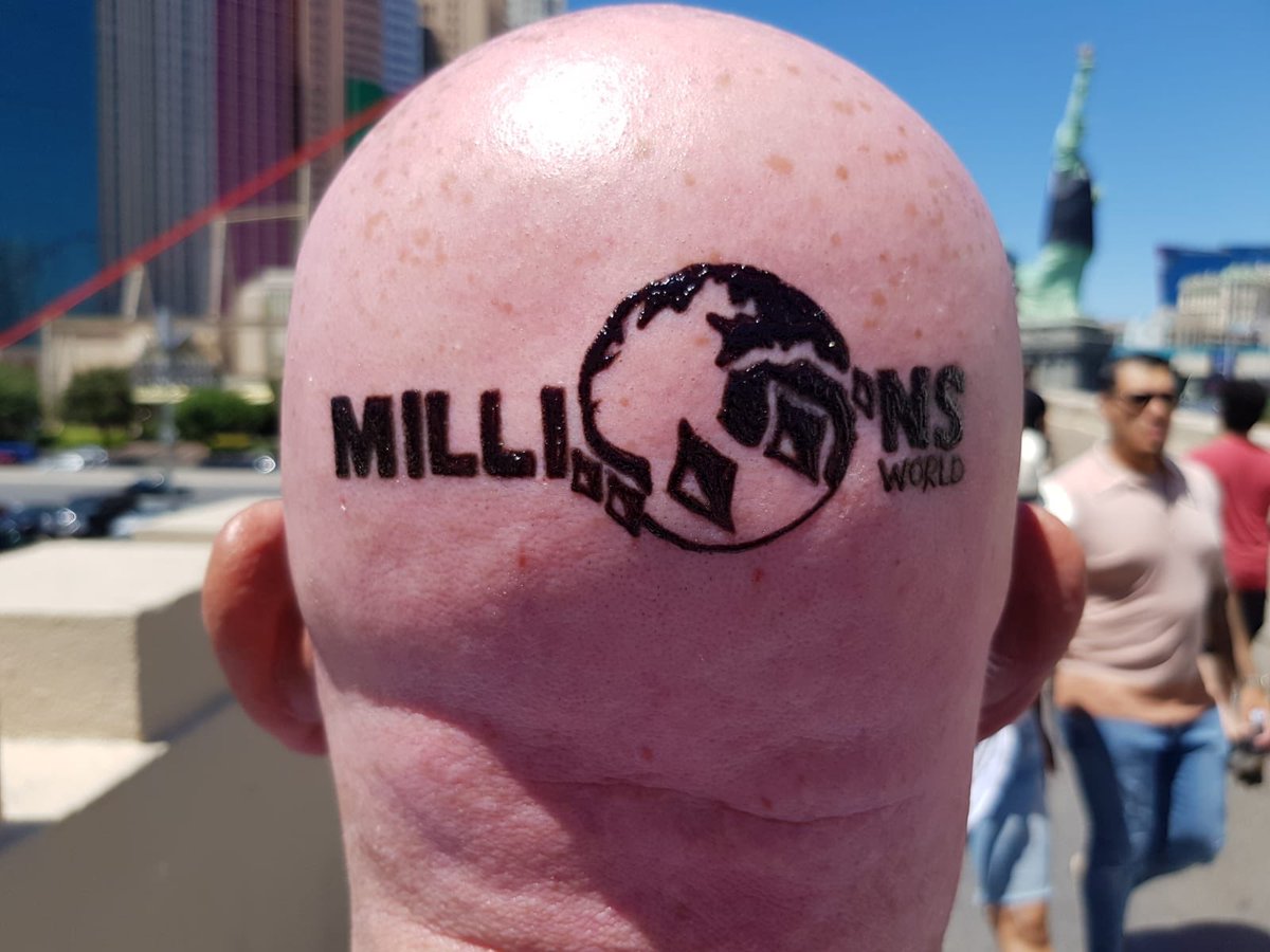 I wanted to make sure everyone here knows about Millions World Baha Mar $25K with $10M guaranteed 9th to 12th Nov so had a tattoo done :)