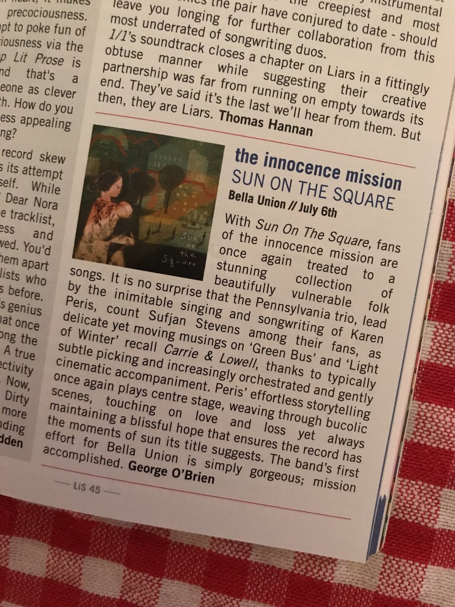 Wrote some words on the stunner of a new @timission record for @LondonInStereo - yet more 👌 on @bellaunion