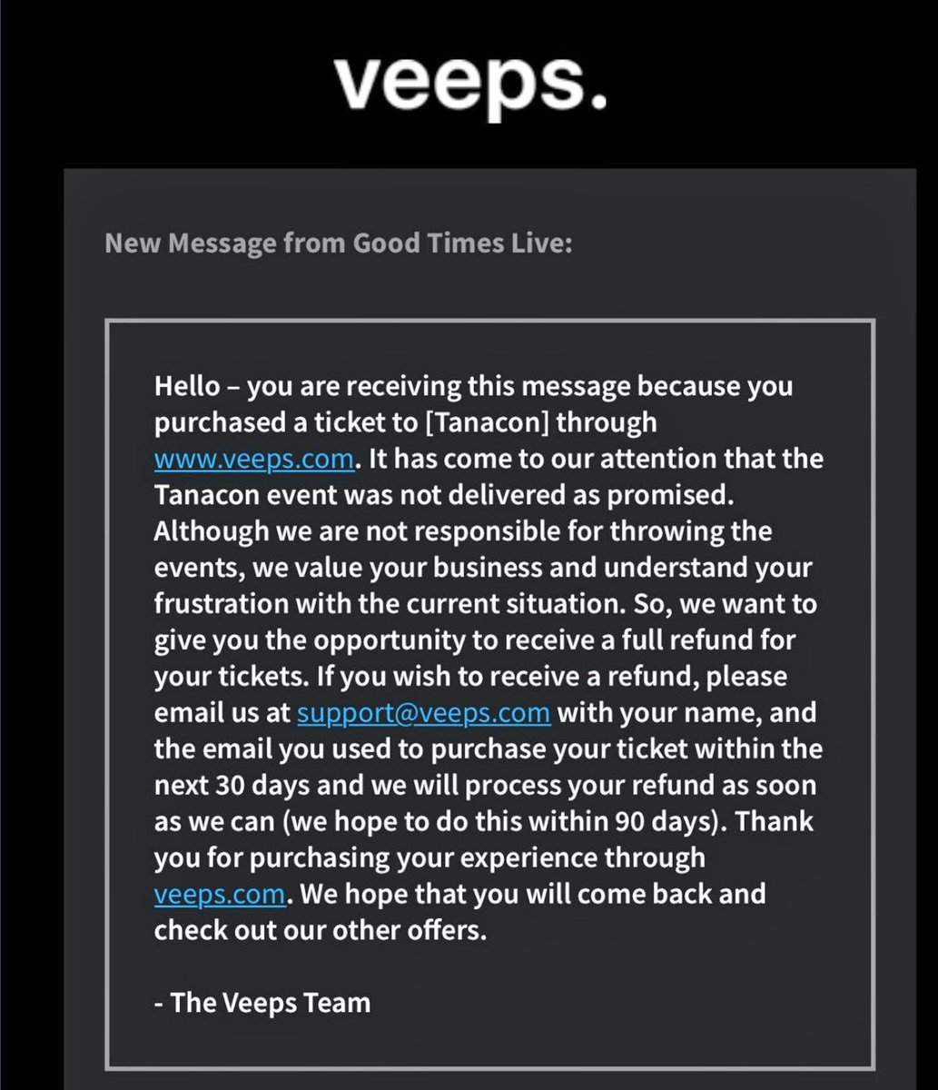 shanedawson's tweet photo. YES! 🙌🏻 Heres how to get a #Tanacon REFUND! (in case u missed this email) thank u @veepsofficial for doing this. I’m still gonna work on more ways to make it up to everyone who travelled (special free meet ups in the next year) but for now, this is awesome! ❤️🙏🏻 https://t.co/UMs5fFjjLJ