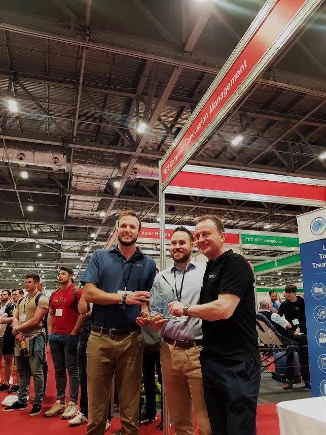 FastFormMed's tweet image. Our CEO David Sheehan was delighted to be a judge at this years @TheCOPAshow Innovation Awards where @CCMConcussions was the overall winner! Congrats again!! buff.ly/2lyOEnI #Copa2018 #FastFormMed #SportsInjury
