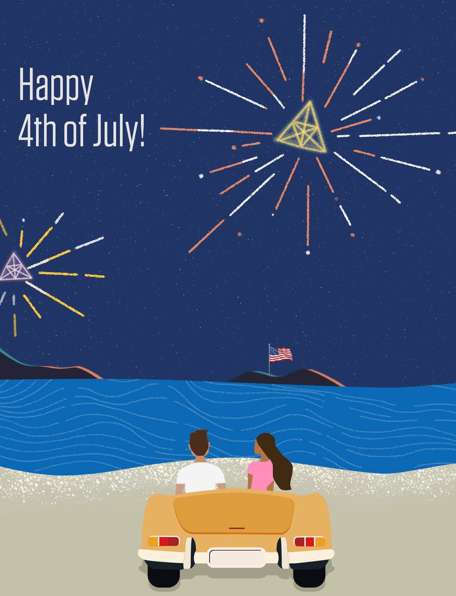Hope everyone has a safe and sparkling 4th! 🎇 #fireworks #fourthofjuly #techagency #design
