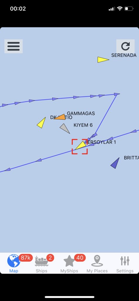 #collison #marmarasea #lpgcarrier mv gammagas length 99.5mtr dwt 4447 with Turkish coaster mv ersoylar 1 / both ships report  minor damage / no effect to #bosphorus traffic /