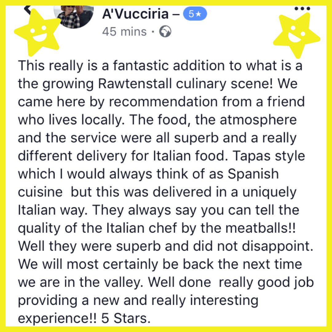 Great feedback from customers 🌠🌠🌠🌠🌠 #supportlocal <a href="/Rileysbutchers/">Paula Riley</a> #Rossendale #rossendale #Lancashire