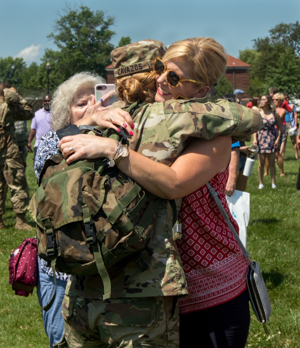 ArmyROTC's tweet image. Feeling the love! 1st Reg. Advanced Camp Cadets visit with friends and family during Family Day. View more photos on our Flickr:bit.ly/1RAVFLCKR

Photos By: KirstyAnn Cole
#armyrotc #armyrotccst #cadetcommand