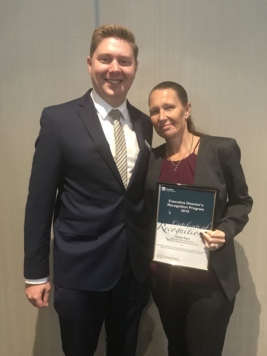 JohnCarters's tweet photo. At @CathyBrennan1’s Executive Director award presentation for recognising the contributions SASS and the Community make in our public schools, our wonderful P&C president Kellie Reid was the parent rep awarded from Carlingford Network. @rydalmere_east is proud. #REPSresent https://t.co/sgK4XnA5P9