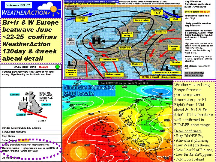 Piers_Corbyn's tweet photo. WOW #WILD #JULY2018's here! ActionPacked #Solar hits+TWO Top #RedR5 #ExtremeWeather periods! GO4 #Special extraDetail #BI #Eu #Usa 30d #JULY https://t.co/zUmOeShYAS<=#SubscribeNOW b4 #WildJuly 25% #SURCHARGE PriceHike! #hail #heatwave #drought #thunder #tornados #wildfires #wx RT https://t.co/TPm4mx7pw4