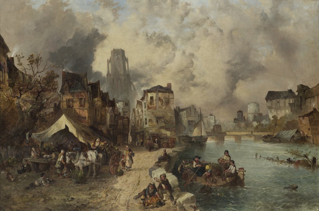 EdHopley's tweet photo. Decided to put this pair of oils by Alfred Montague up for auction at Lawrences of Crewkerne on Friday. Lot 1578 on their website! #paintingsforsale #19thcenturyart #victorianpictures #londonartweek #alfredmontague https://t.co/0vGgTUm3tX