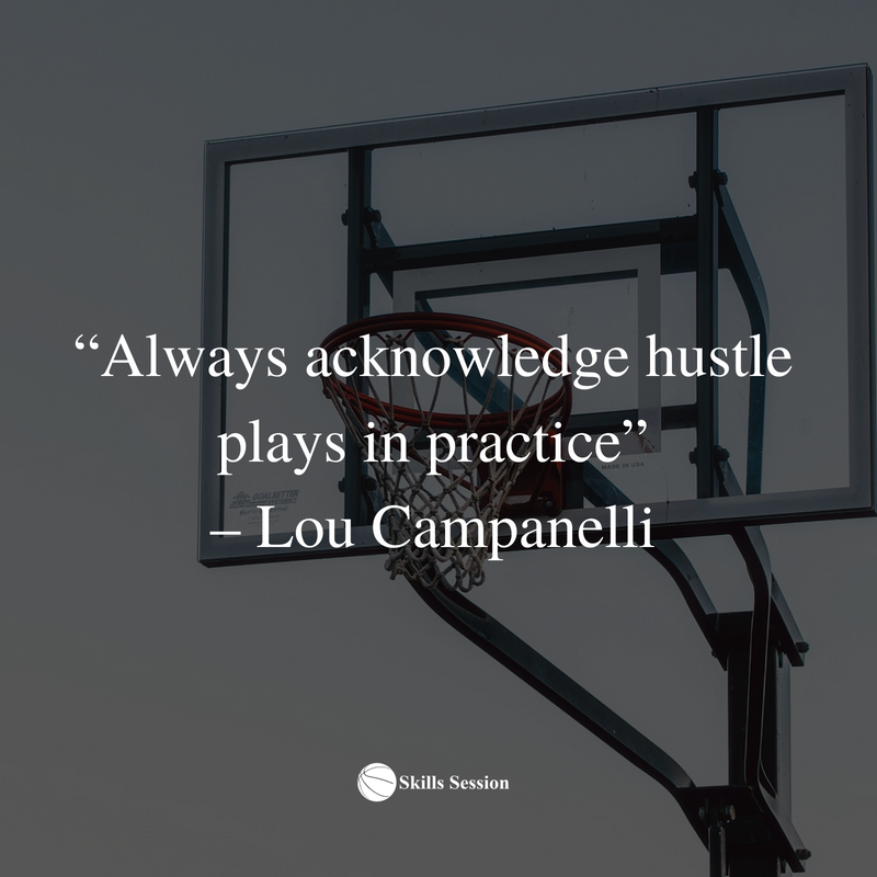 SkillsSessionBB's tweet photo. “Always acknowledge hustle plays in practice” – Lou Campanelli

#quotes #basketball #skills #basketballskills #coaching #coach https://t.co/yBJABpjNCR
