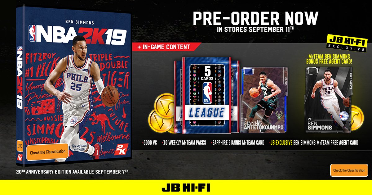 ben simmons nba 2k19 cover