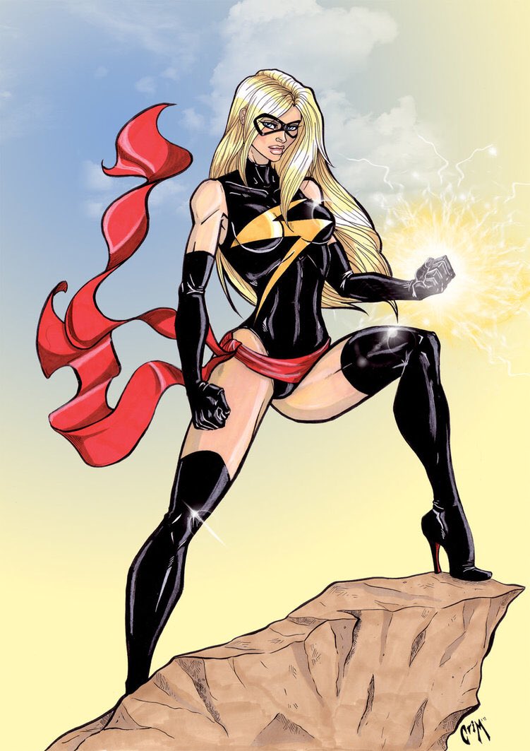 It’s Ms. Marvel. 

-RP 18+
-No Limits
-NSFW
-Literate and Detailed

RT for a 💋