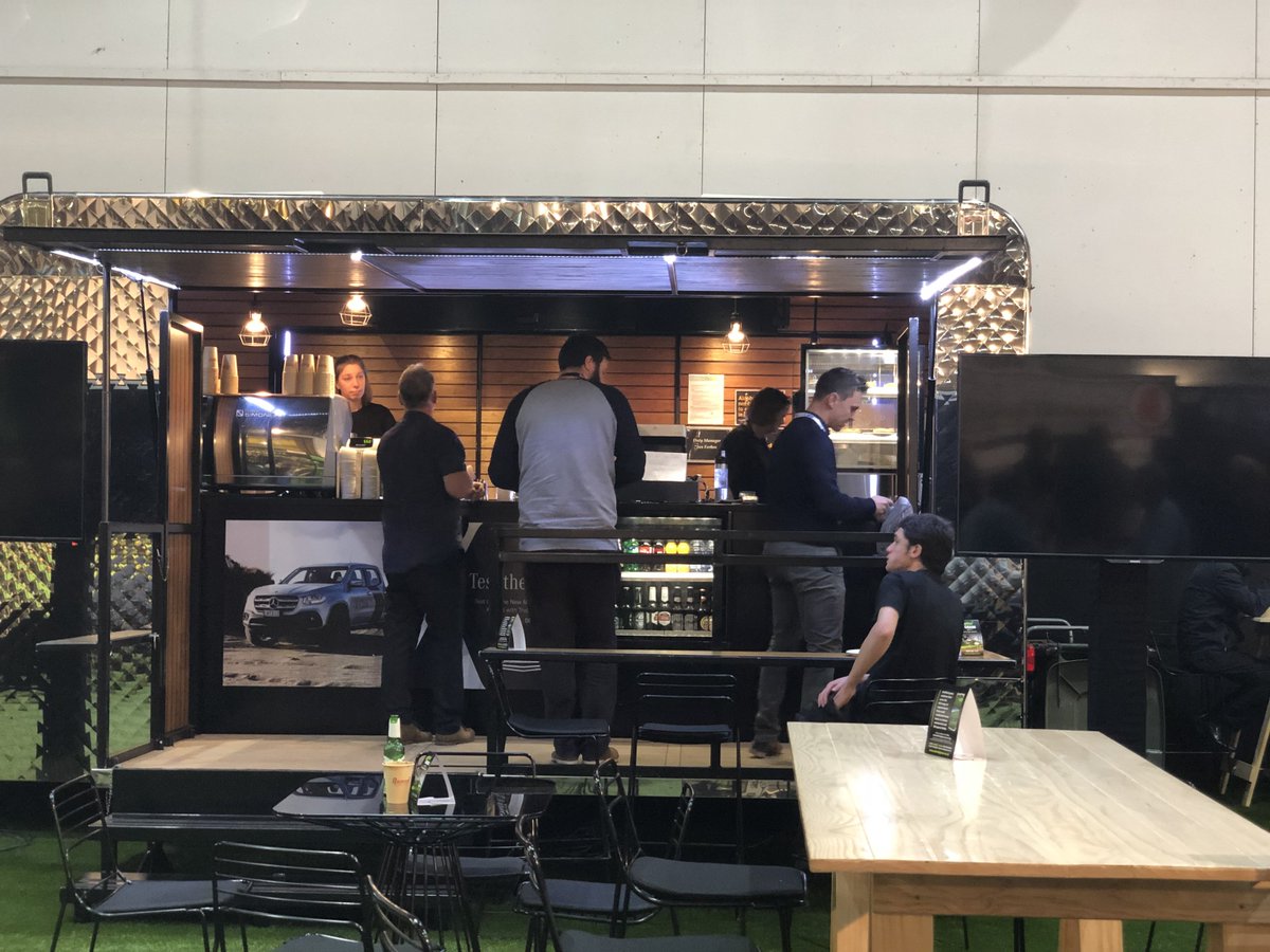 It's a great time to take a break over at the Unreal Grass bar at the back of Hall 3
