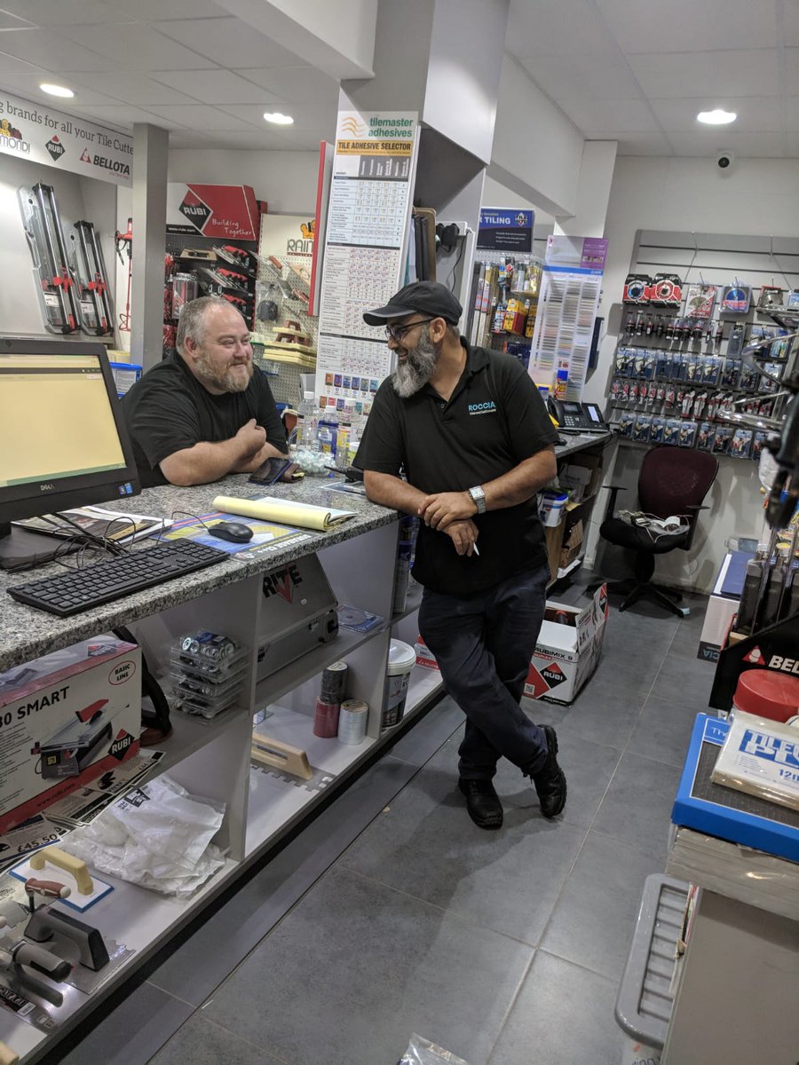 I wonder what these two are chatting about <a href="/RocciaTrade/">Roccia Trade Mo</a> Counter 😋👿🙈💃 i bet its not about <a href="/rocciatiles/">ROCCIA Showrooms</a> <a href="/rocciabathrooms/">Roccia</a> <a href="/tilemasteradhes/">Tilemaster Adhesives</a> <a href="/KerakollUK/">Kerakoll UK</a> @Scott_kerakoll <a href="/MapeiUKLtd/">Mapei UK Ltd</a> <a href="/tilers_tools/">Tilers Tools</a> <a href="/Dural_UK/">Dural UK Ltd</a> @Rubi_UK_IRE <a href="/SigmaUK1/">SigmaUK</a> <a href="/HardieBackerUK/">dobe</a> <a href="/DeltaBoard/">David Franklin</a> 
<a href="/waterjetcd/">Waterjet Cutting</a>