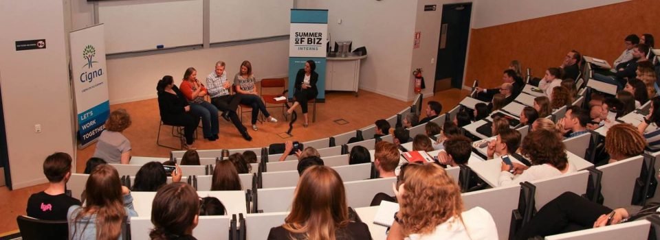 Students: we've got a jam packed schedule of bootcamps, CV workshops, BizFest and interview tips for trimester 2! Make sure you register your student profile at summerofbiz.co.nz to join us