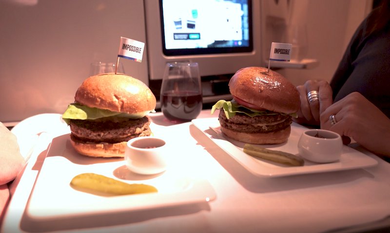 TeMahauCom's tweet photo. Good on you @FlyAirNZ on your plant burger - it's only 12 hours before anyone who wants a meat pattie can get one - keep up the great innovation [pic cr airline ratings] https://t.co/hYW3RGuEDy
