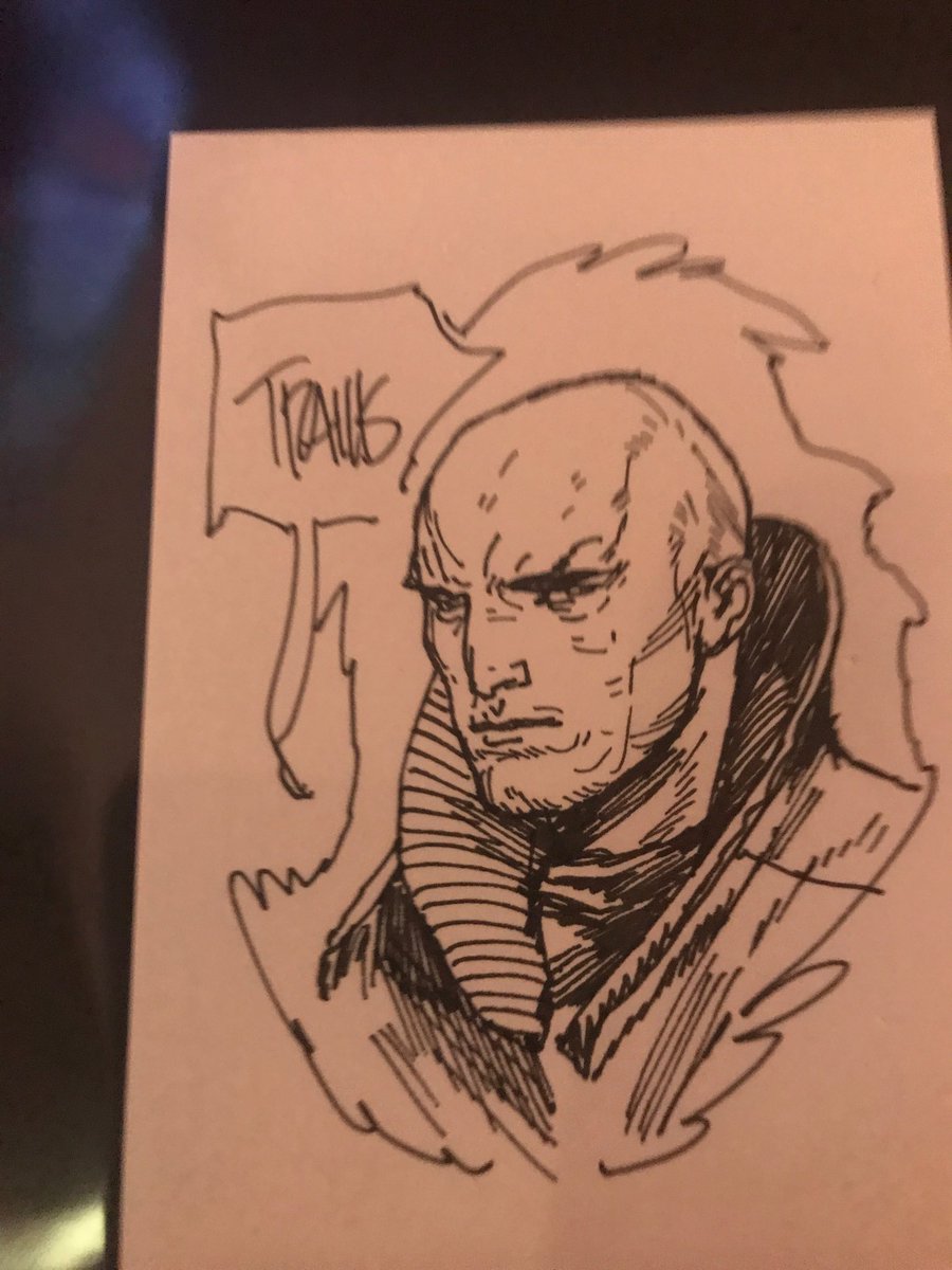 My original ⁦@TravisCharest⁩ sketch. We adore his stuff. ♥️? 