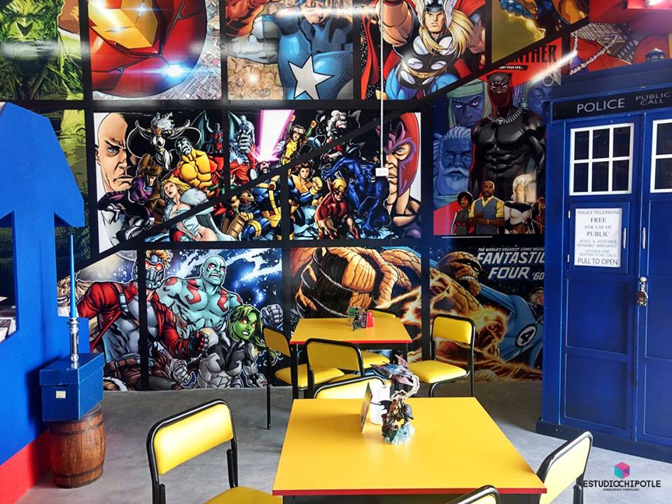 EstudioChipotle's tweet photo. Diseñamos una tienda/cafetería temática. #Puebla #Diseño #interiorismo https://t.co/bK6labCUBd