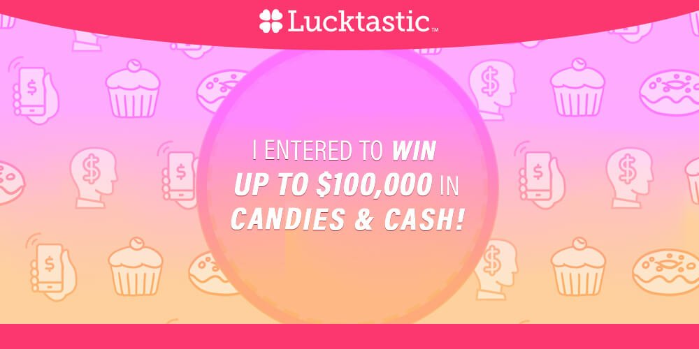 NPlaysplays's tweet photo. I could win up to $100,000 in Candies &amp; Cash with Lucktastic! https://t.co/15KqiZgV70 https://t.co/cb9Hf0o3vn