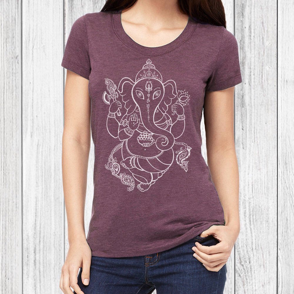 MadMoonClothing's tweet photo. Ganesh is the remover of obstacles.  Stylish yoga tees for women.  $20 😍  #yoga #yogaclothes #ganesh #ganeshclothing. ☀️ https://t.co/eRK1EMQbGa https://t.co/IjmXIMyUEw