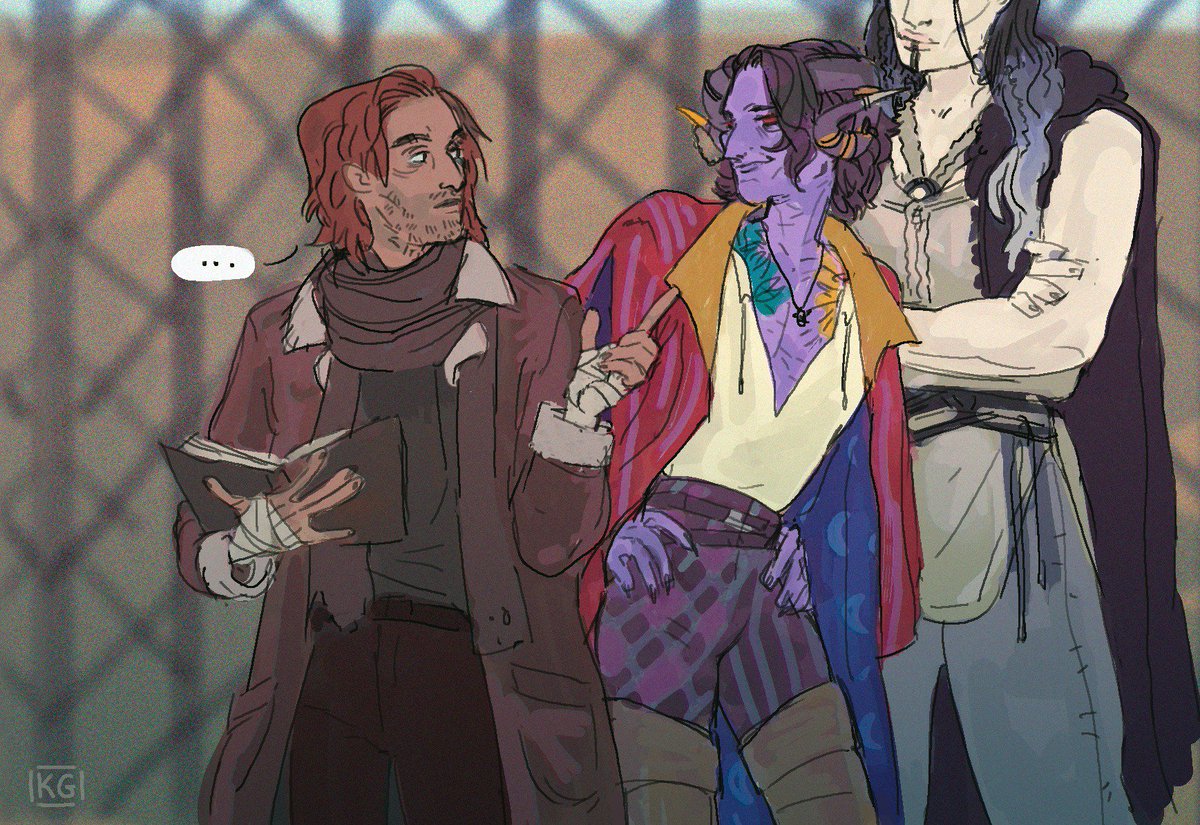 hceinart's tweet image. #CriticalRoleArt #CriticalRole
i haven't even finished this episode yet lmao
