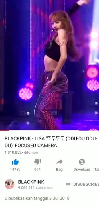 Ct3695's tweet photo. #LISA ล้านวิวเป็นที่เรียบร้อยจ้าาาา #BLACKPINK #Blink #DDU_DU_DDU_DU #DDUDUDDUDU6thWin #YG https://t.co/w4RakhdxGI