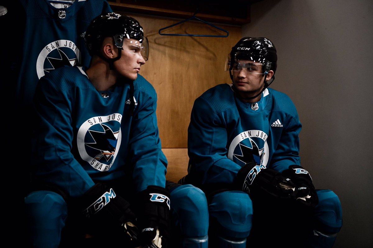 SanJoseSharks's tweet photo. #SharksDevCamp Day 2️⃣: making friends. https://t.co/kZ2WHPSfP0