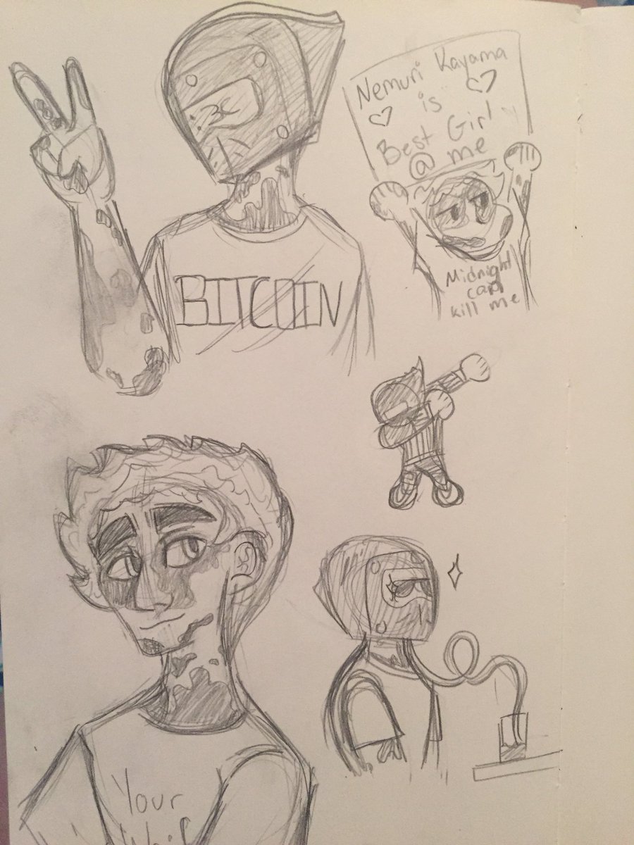 NeonProHero's tweet image. //some old doodles of the Boy™
